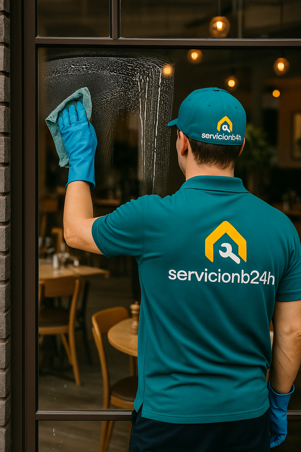 limpieza de cristales por hora